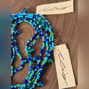 VTG💫2 Strings of Blue & Green Bead Necklaces